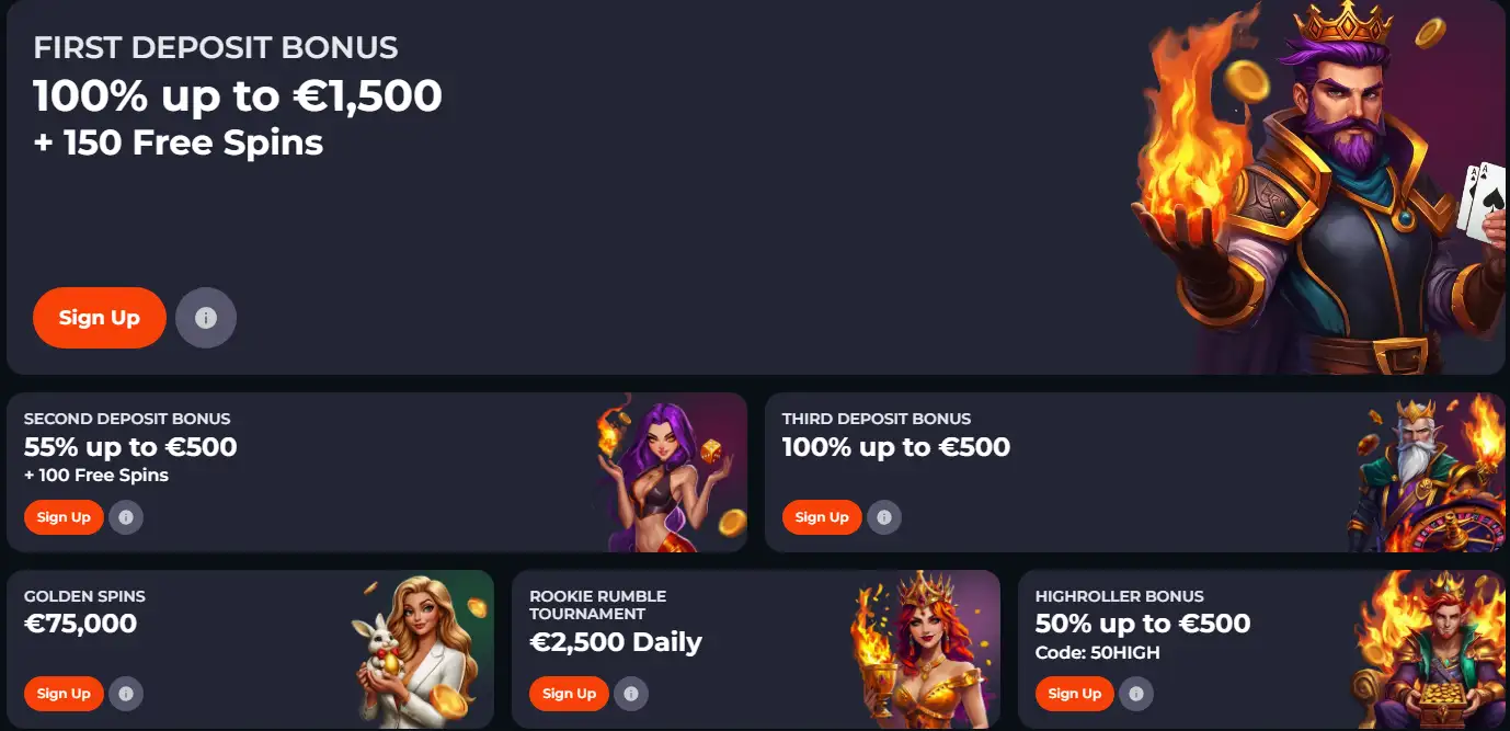 Blazingwildz Casino Bonussen